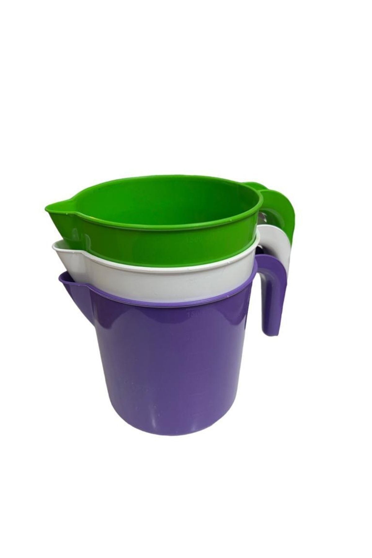 Mg Home 3lü Su Maşrapası Plastik Su Kabı Maşrapa Tuvalet Banyo Maşrapası